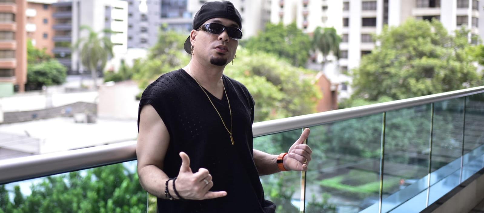 El cantante de champeta Twister, 'El Rey'. 