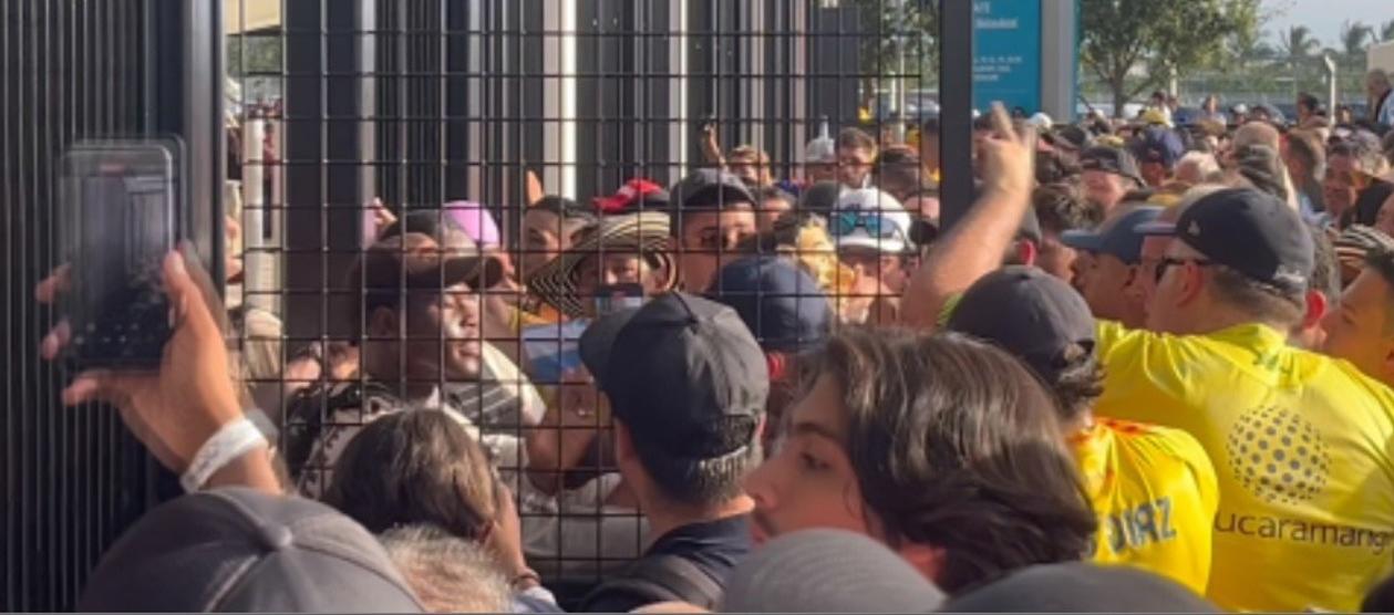 Imagen de los disturbios.