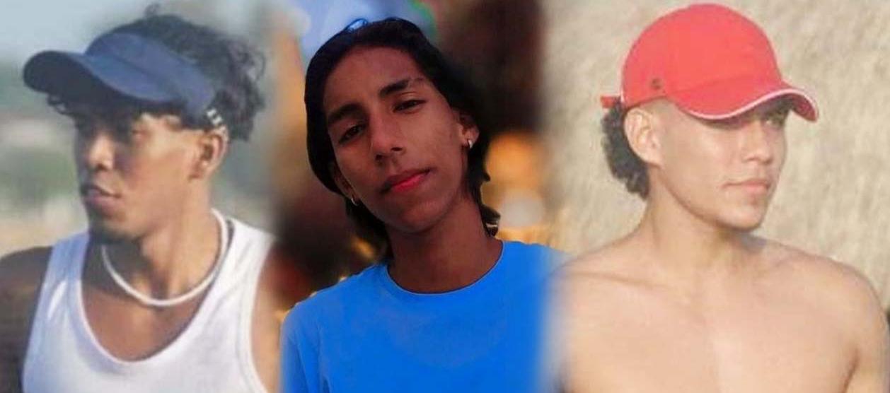 Andrés, Rodolfo y Keiner