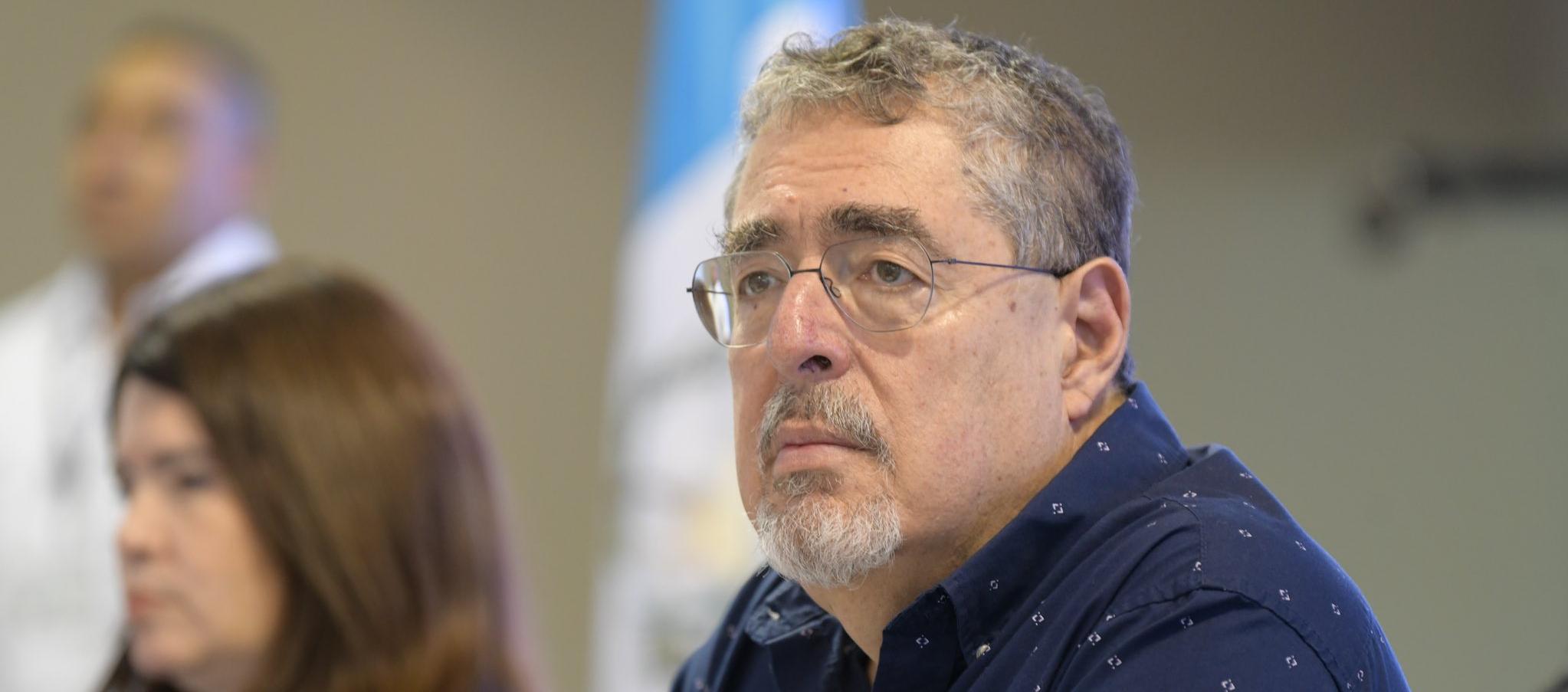 El presidente de Guatemala, Bernardo Arévalo de León.