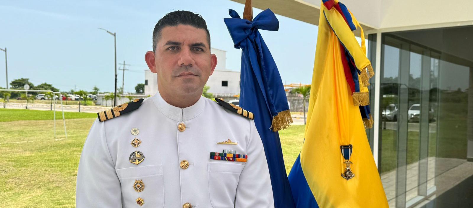 Capitán de Fragata Bernardo Fabio Silva Flórez, capitán de Puerto de Barranquilla.