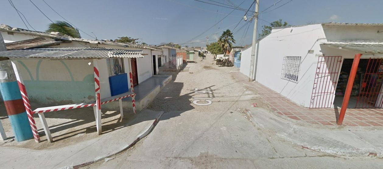  Calle 97 con carrera 8, en el barrio Las Malvinas. 