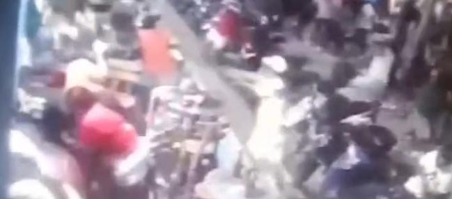 Momento del ataque a bala.