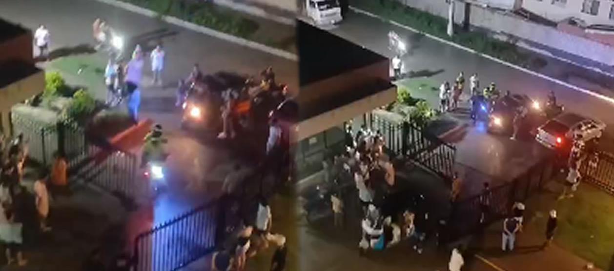 Lugar donde se presentó el ataque a bala. 