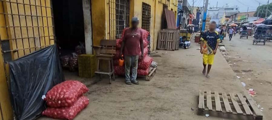 El tendero fue asesinado cuando se encontraba en este negocio de Barranquillita. 