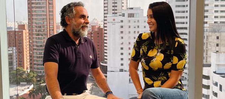 Armando Benedetti y Adelina Guerrero.