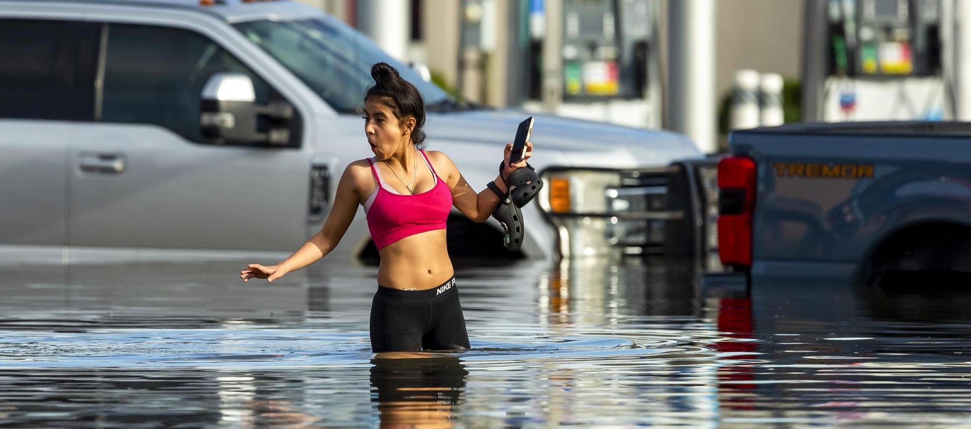 Inundaciones en Texas.