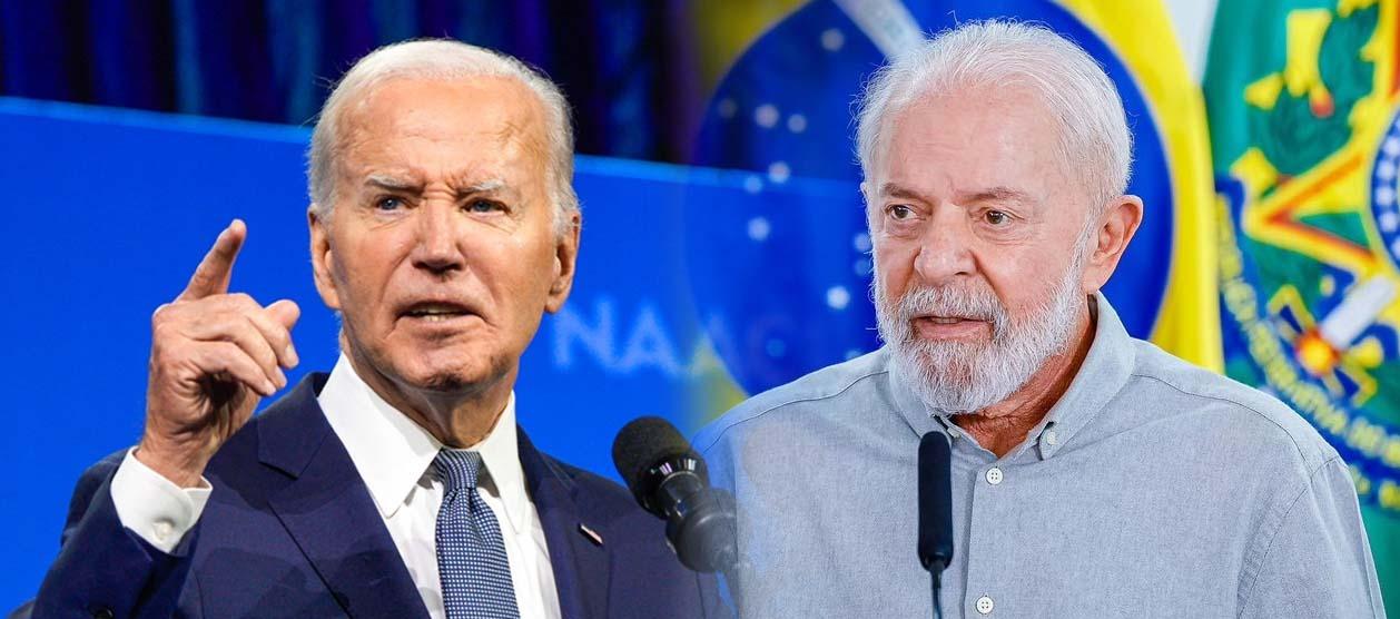 Joe Biden y Luiz Inácio Lula da Silva.