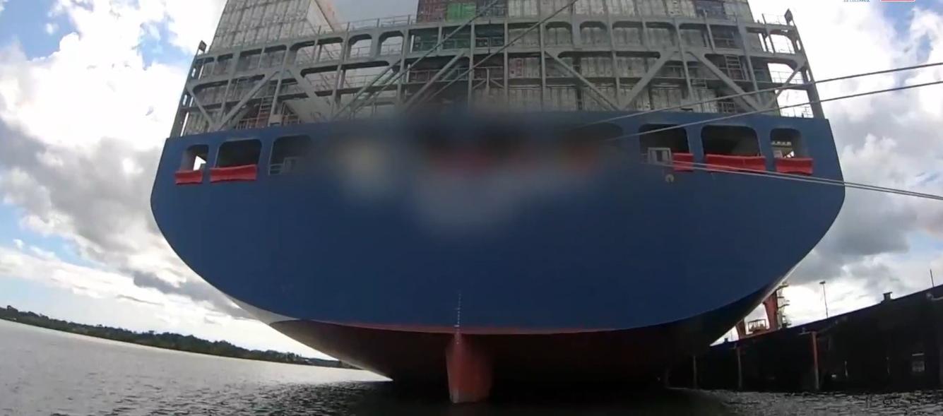 Buque donde venía adherida la droga. 