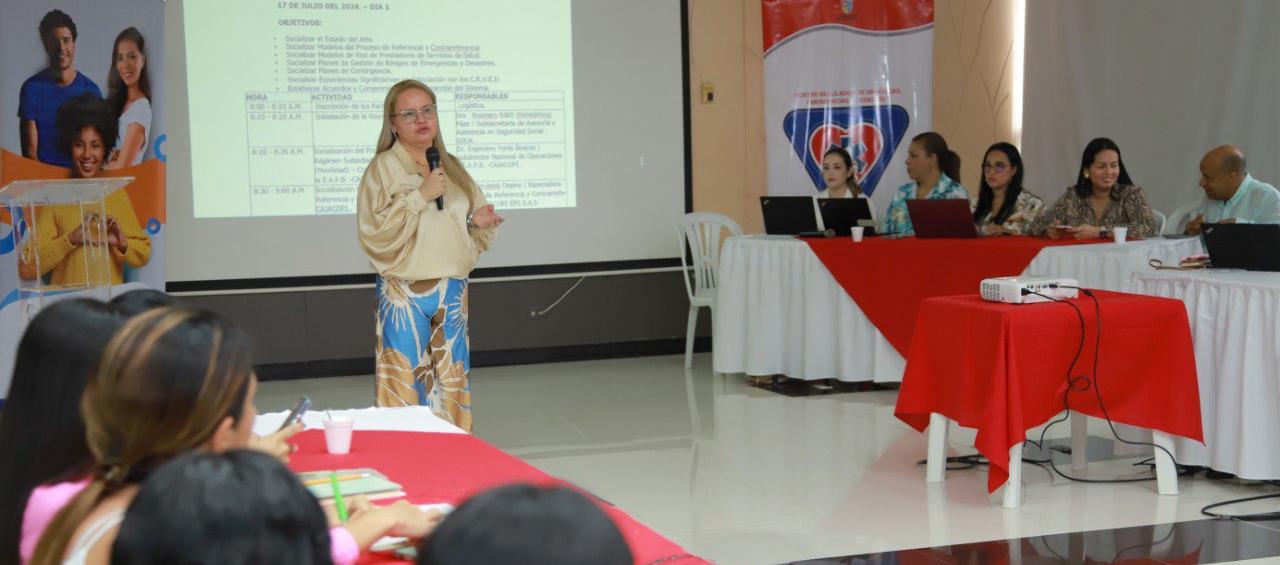 Cajacopi hizo la presentación ante el Crued. 