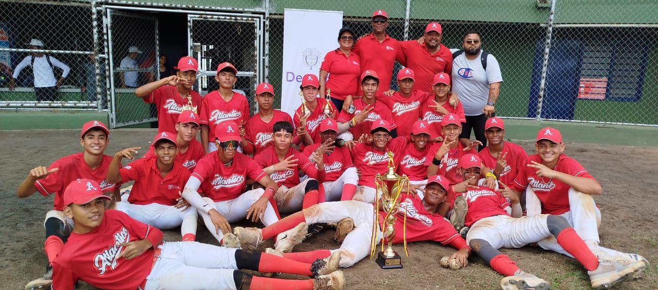 Atlántico, campeón en el Campeonato Nacional de Béisbol U15. 