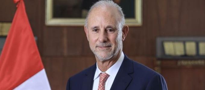  Canciller peruano, Javier González-Olaechea. 