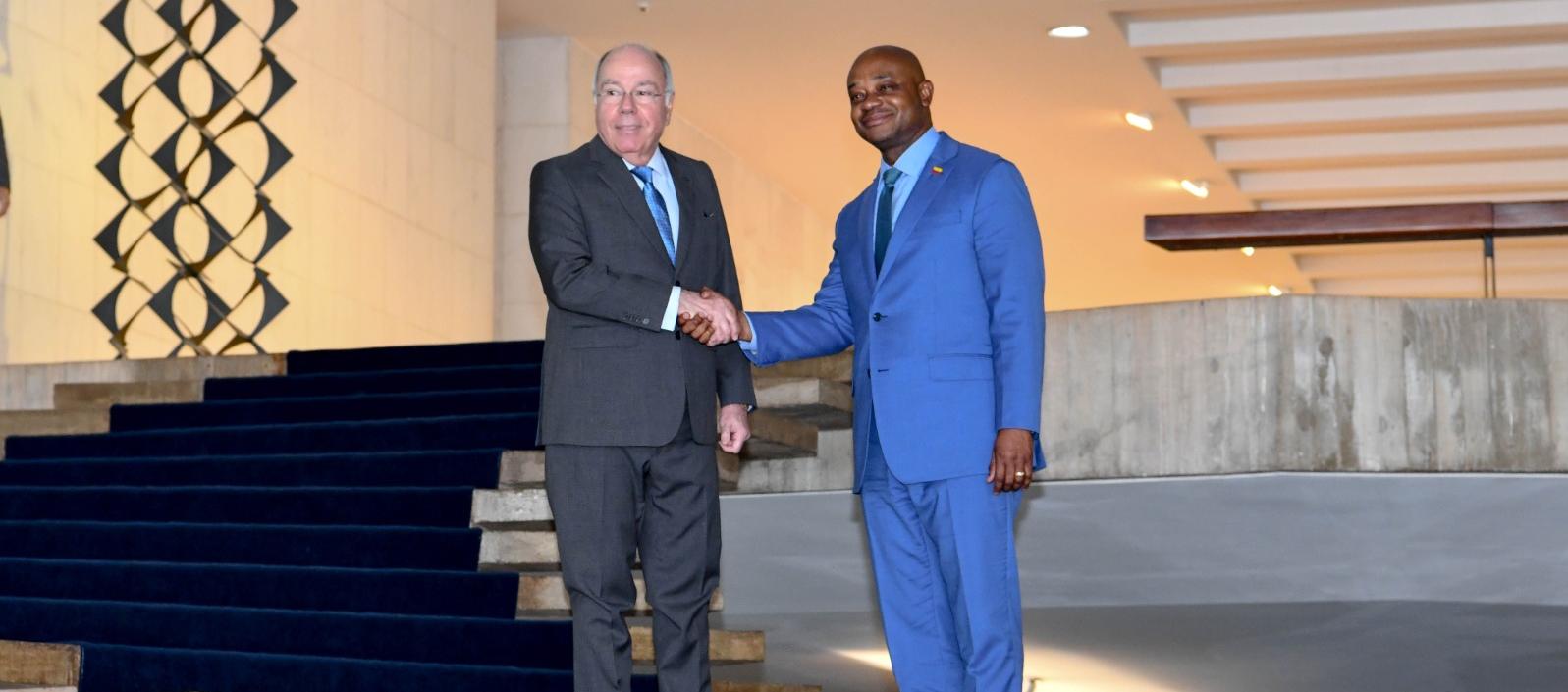 Los cancilleres de Brasil, Mauro Vieira, y de Colombia, Luis Gilberto Murillo.