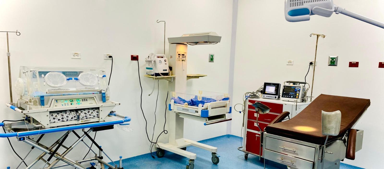 Sala de partos del Hospital de Candelaria.