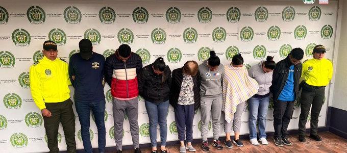 Las capturas se realizaron en varias zonas del país. 