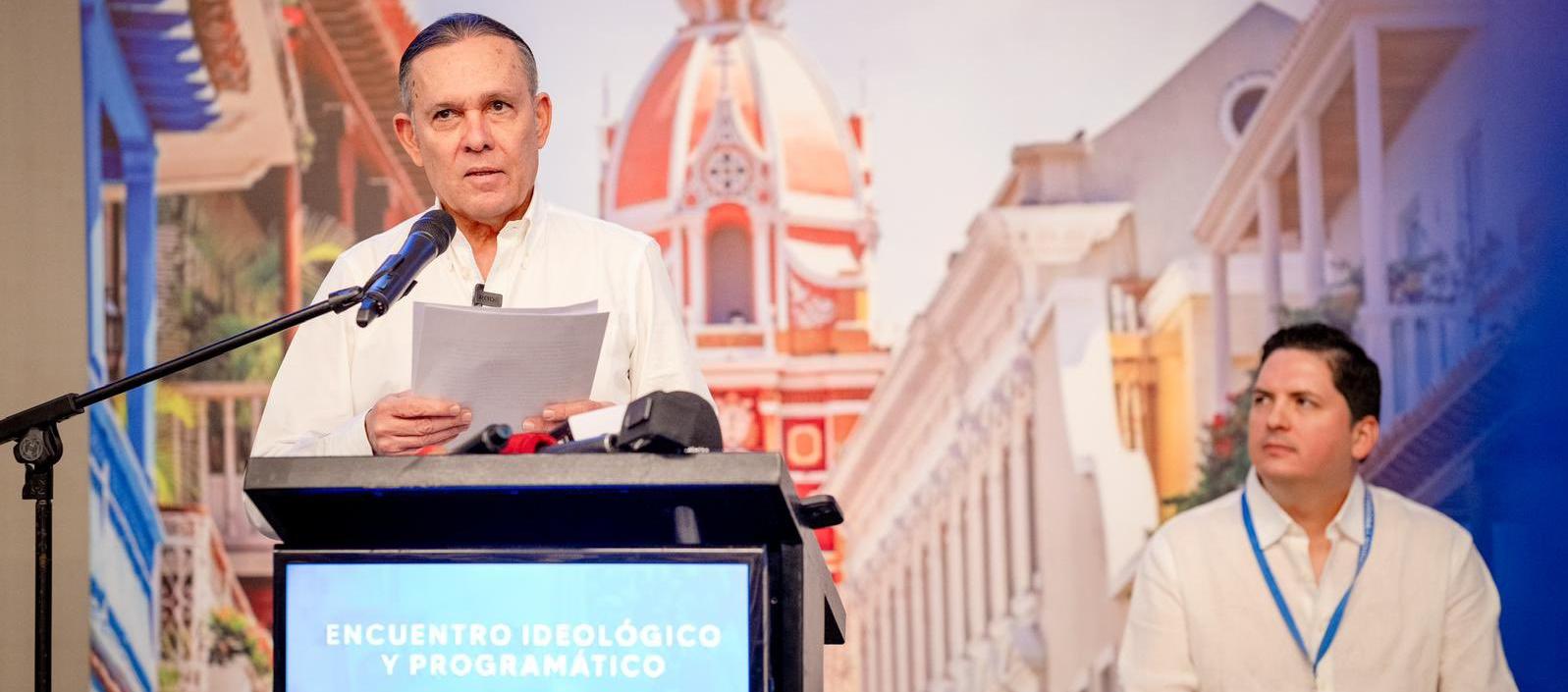 El presidente del Senado, Efraín Cepeda.