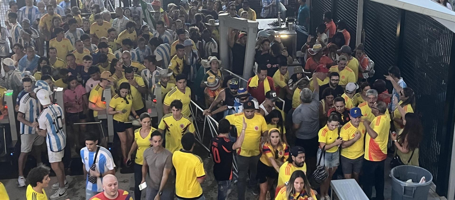 Momentos de tensión en el Hard Rock Stadium.