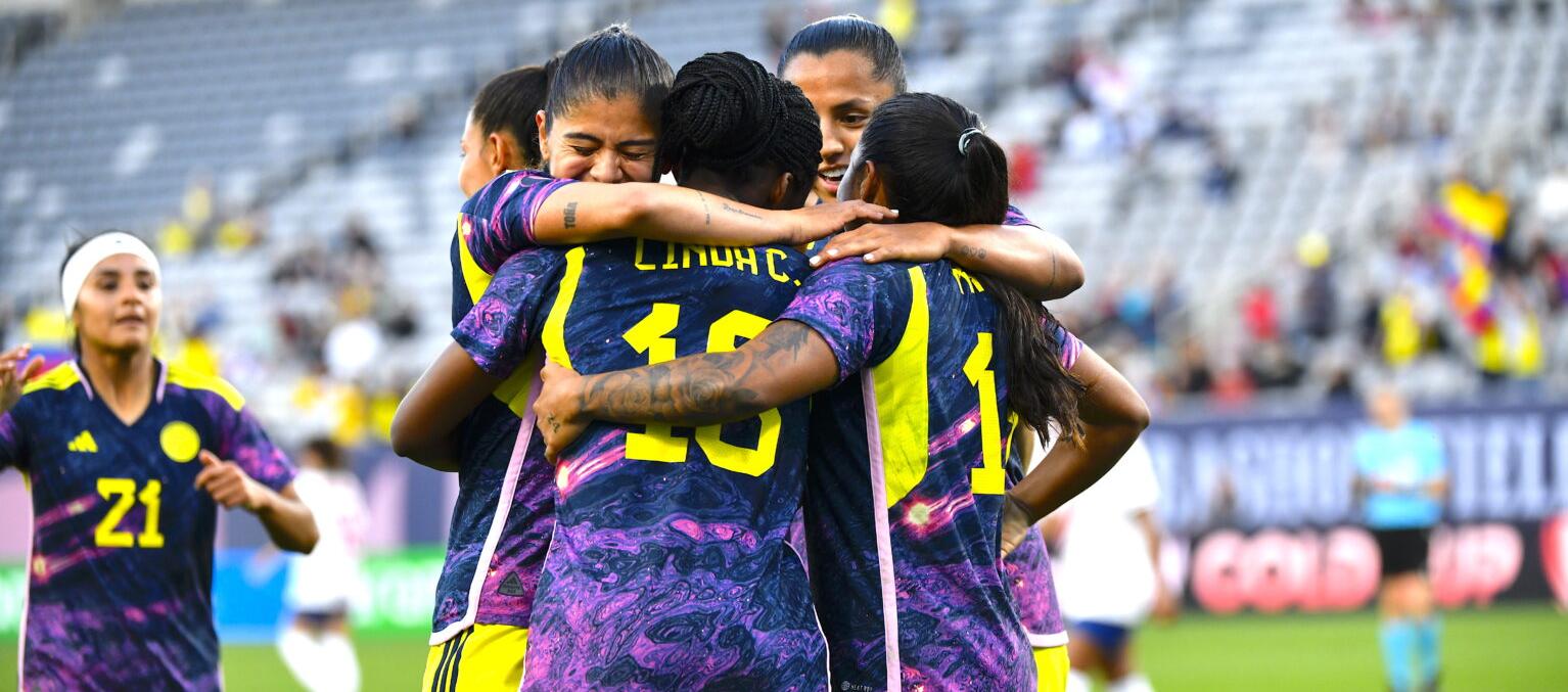 Jugadoras de la selección femenina.