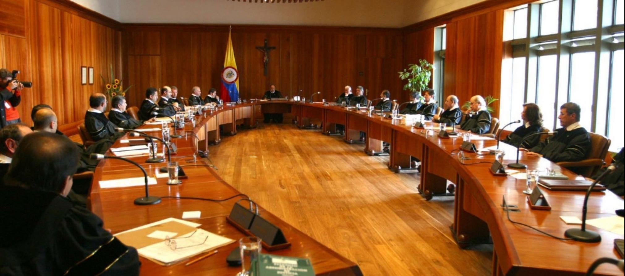Aspecto de la Corte Constitucional.