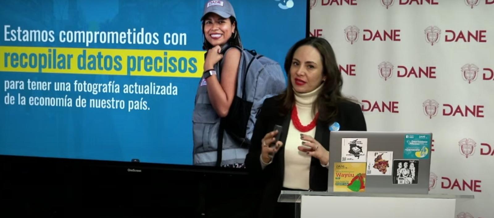 Piedad Urdinola, directora del Dane.