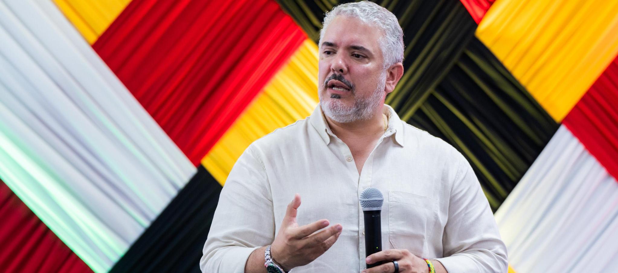 El expresidente de Colombia, Iván Duque.