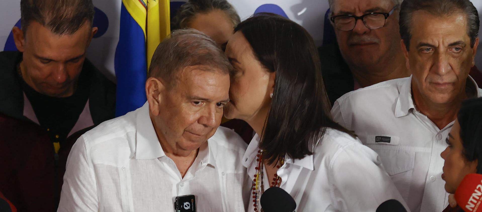 Edmundo González y María Corina Machado.