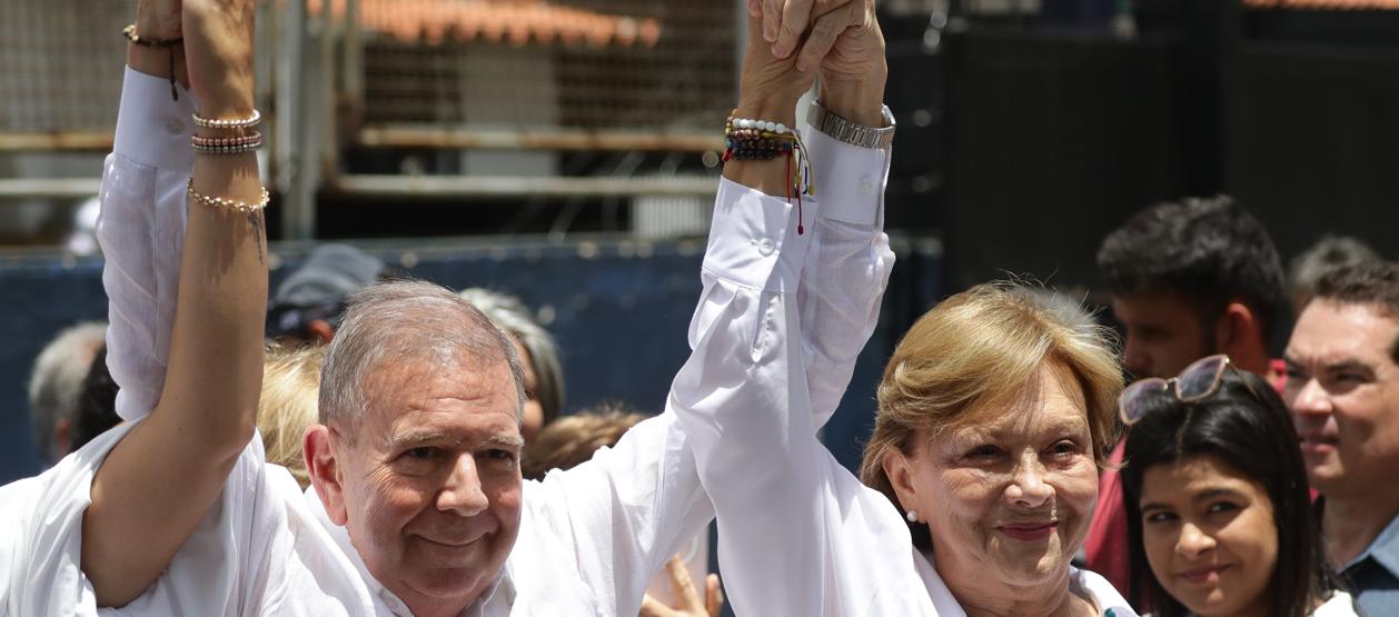 El candidato opositor venezolano Edmundo González Urrutia.