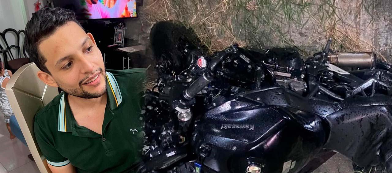 Edwind Mora, fallecido en accidente de transito.
