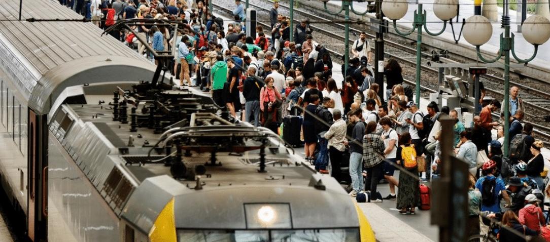 Sabotaje organizado líneas de tren de alta velocidad