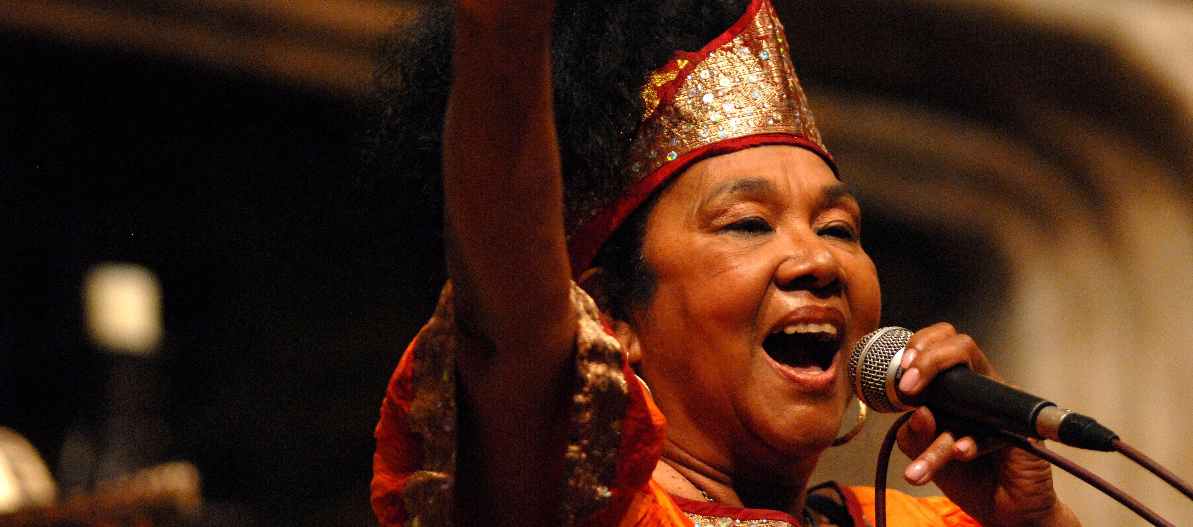 Totó La Momposina, máxima referente de folclor. 