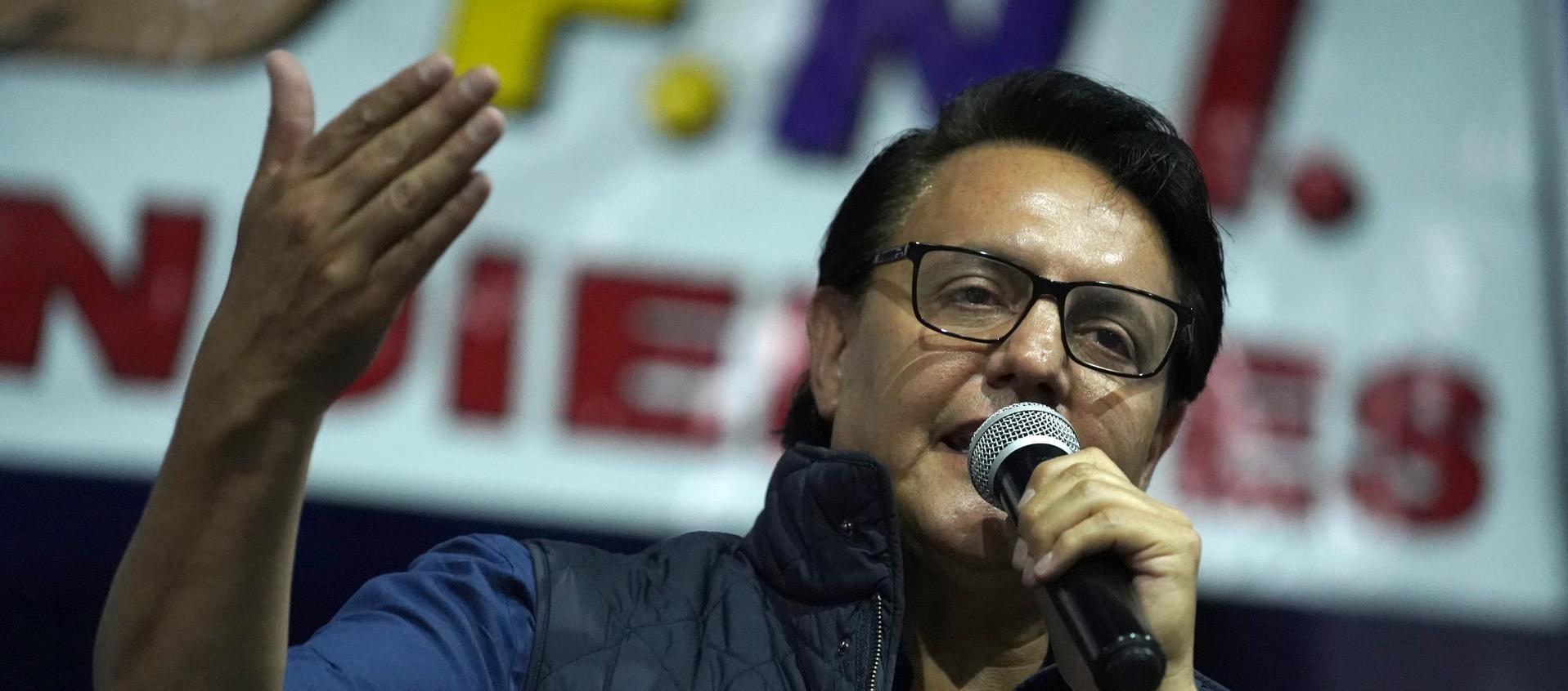 Fernando Villavicencio, candidato presidencial de Ecuador asesinado. 