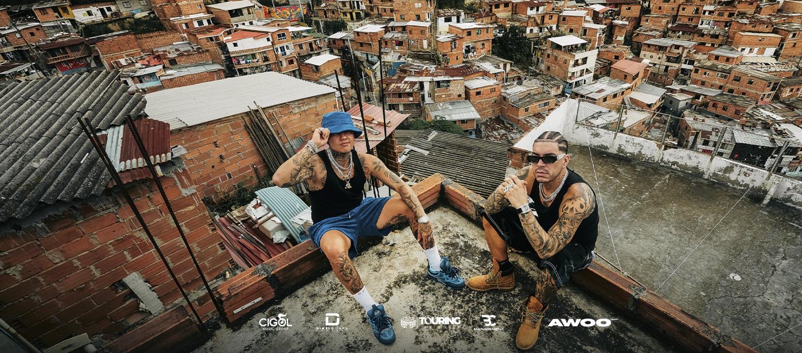 Ryan Castro y Blessd. 