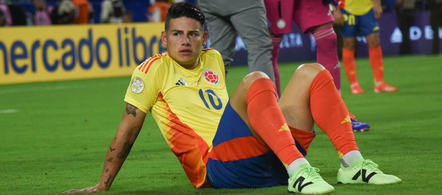 James luego de perder la final.