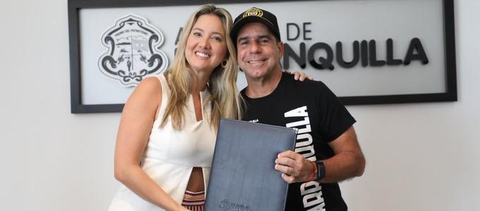 Daniela Álvarez y Alejandro Char.