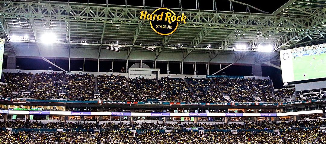 Escenario de la final.