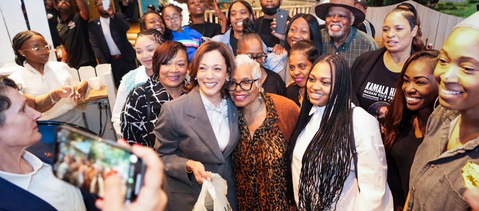 La vicepresidenta de Estados Unidos, Kamala Harris.