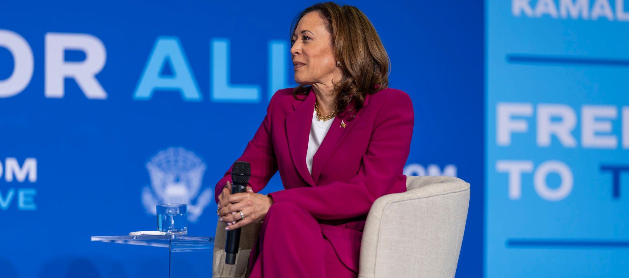 La vicepresidenta de Estados Unidos, Kamala Harris.