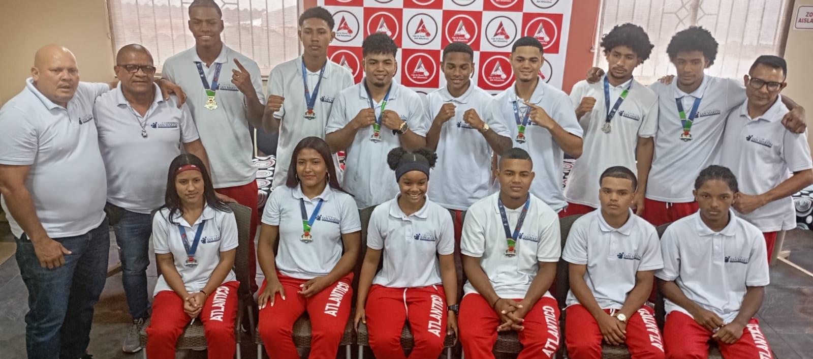 Delegación de Atlántico que participó en el clasificatorio en Cali. 