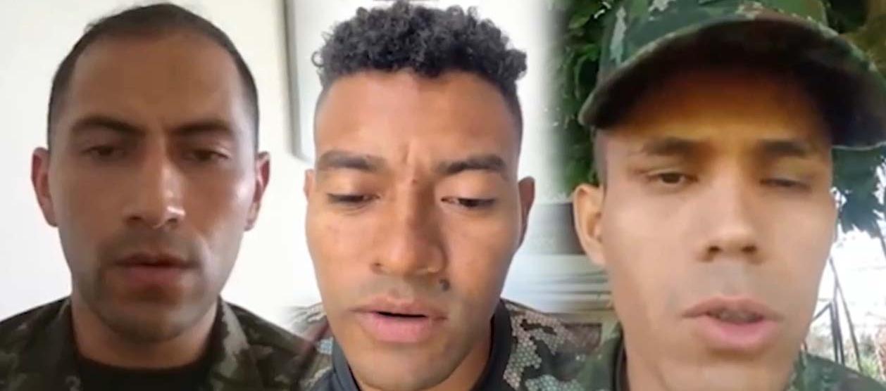 Tres de los imputados por la Fiscalía. 