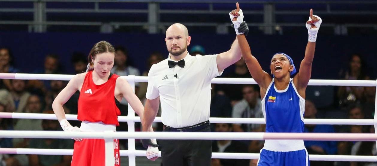 La celebración de Ingrit Valencia.