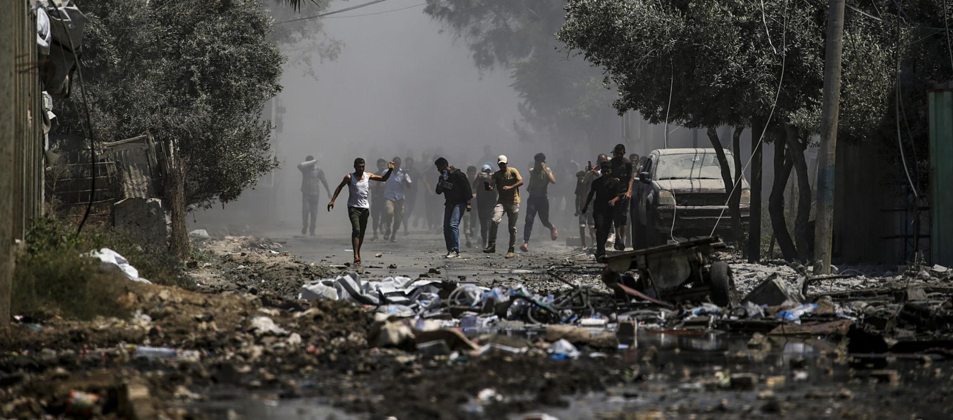 Afectados por la guerra.