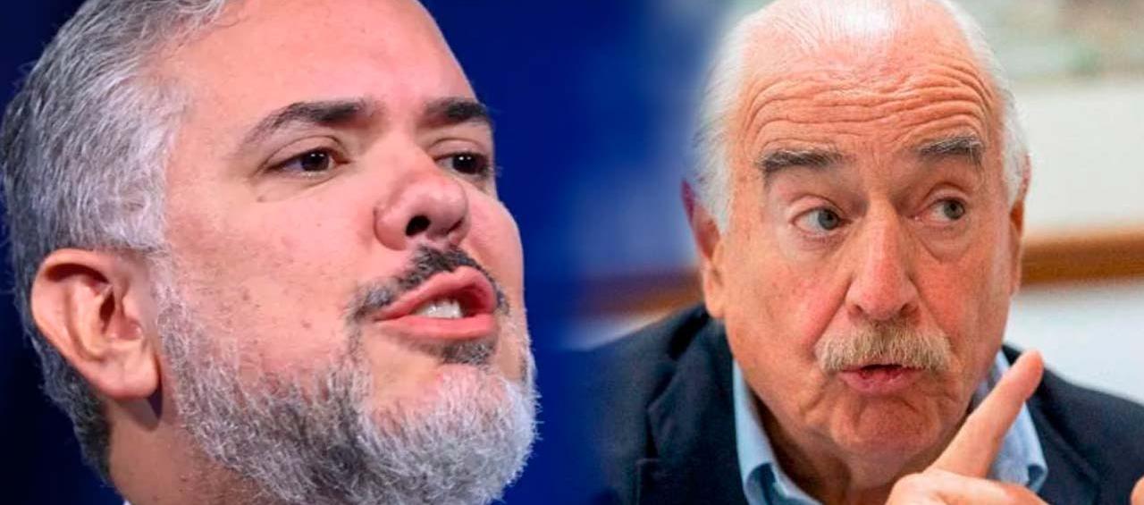Iván Duque y Andrés Pastrana. 