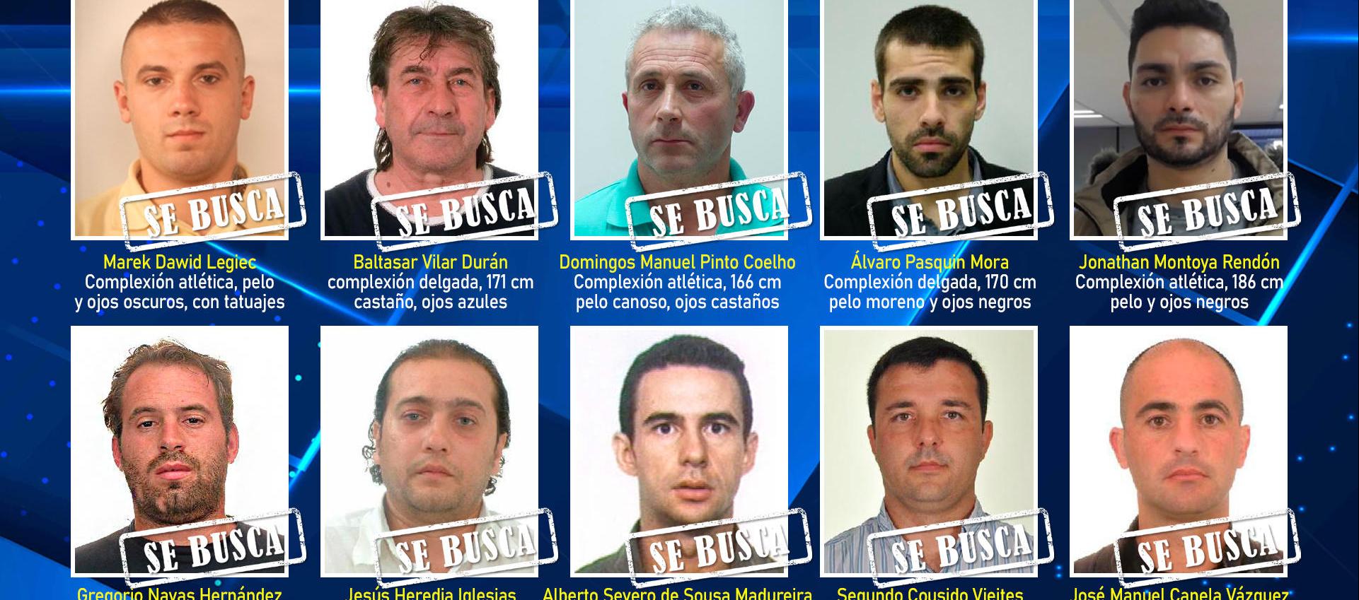 Jonathan Montoya Rendón en el cartel de los más buscados en España.