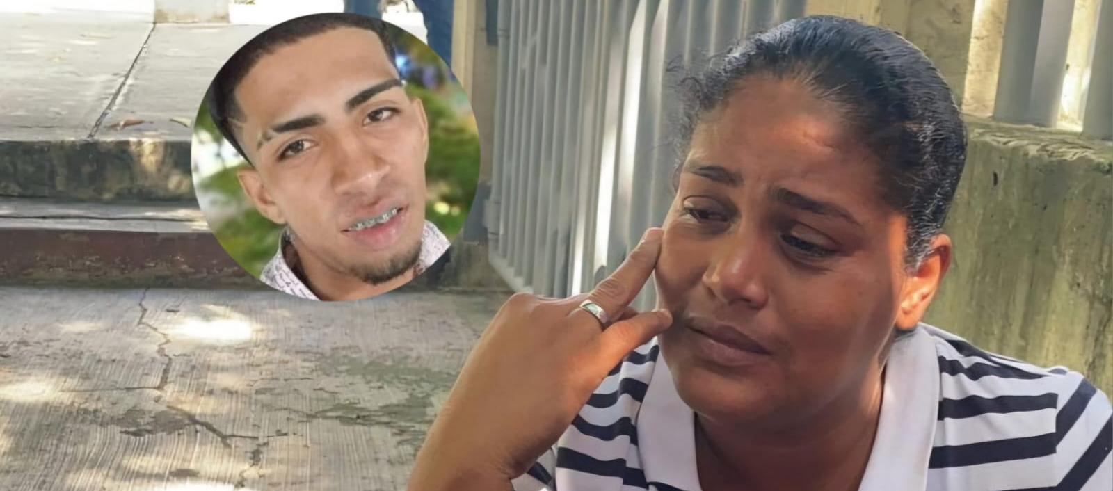 Lizeth Arrieta Yepes, mamá del joven Nelfy Manuel Arrieta Yepes. 