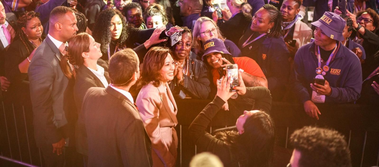 La vicepresidenta estadounidense, Kamala Harris.