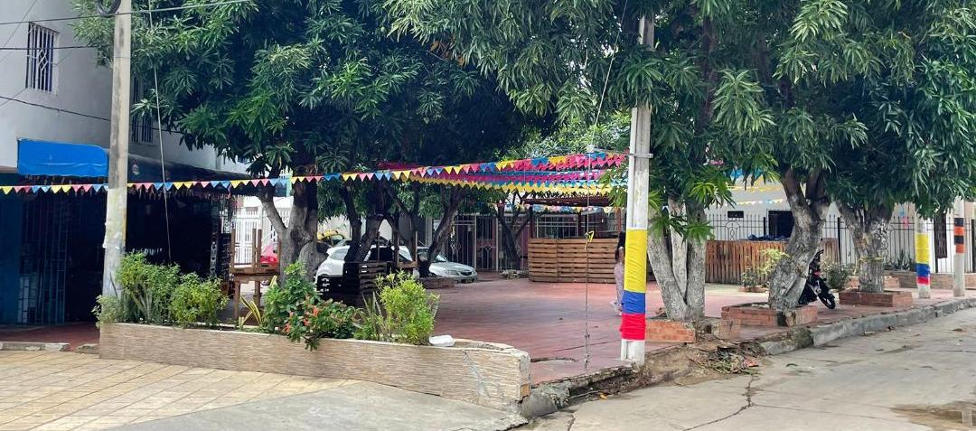 Lugar del homicidio en la Ciudadela 20 de Julio