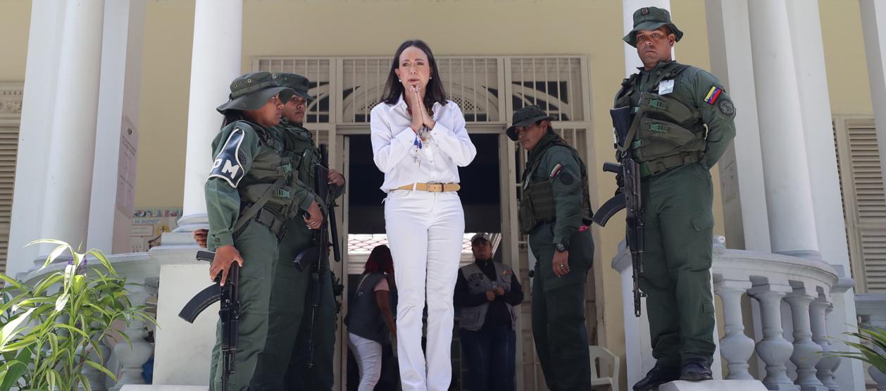 La líder opositora de Venezuela, María Corina Machado.