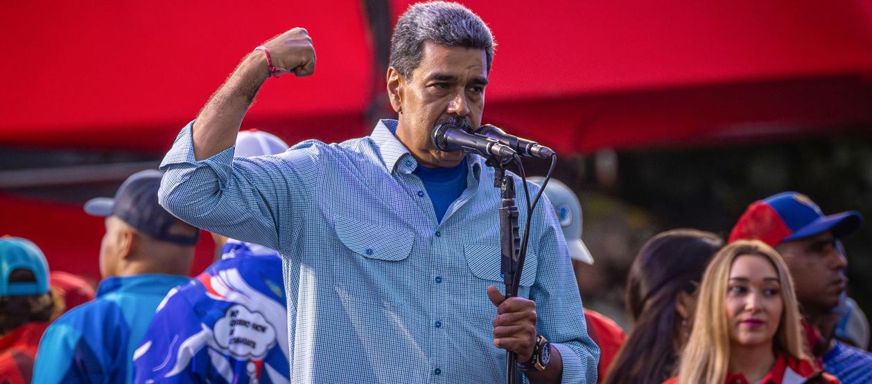 El Presidente de Venezuela, Nicolás Maduro.