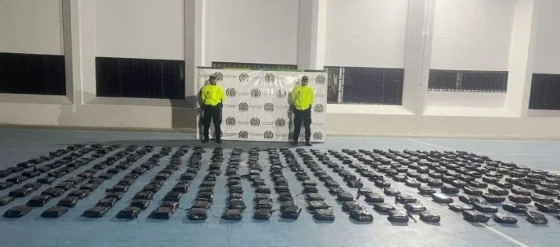 Marihuana incautada por la Policía. 