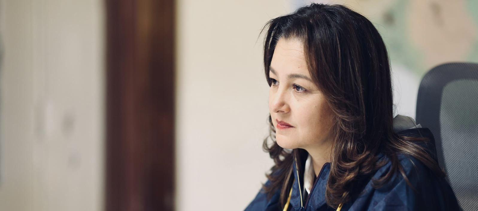 La Ministra del Deporte, Luz Cristina López,